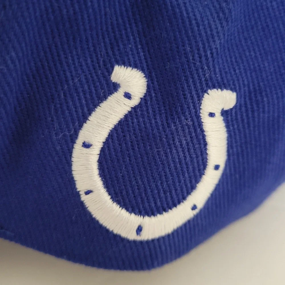 NFL Indianapolis Colts Hat Kids Adjustable Blue Embroidered Baseball Cap Toddler
